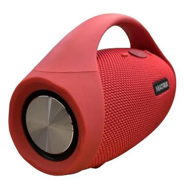Parlante Matrix Mini Boom Rojo Power Bank SD Art.HDC.